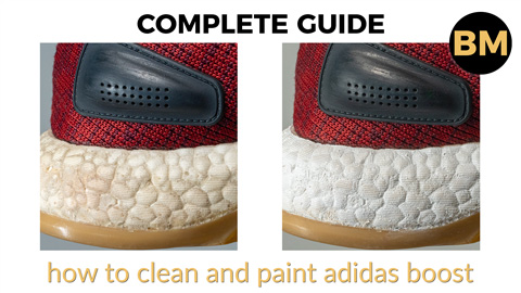 YouTube How To CLEAN and PAINT adidas BOOST midsoles